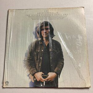 Kris Kristofferson The Silver Tongued Devil And I Vinyl Record Album LP Vintage